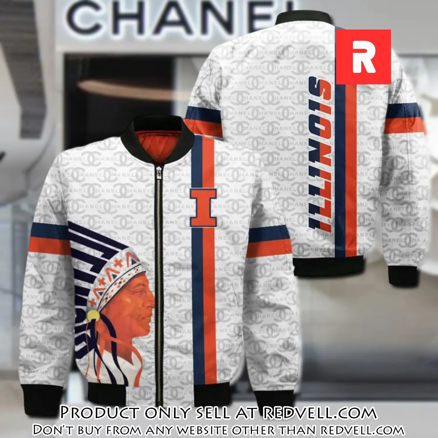 Chanel nba illinois jacket luxury clothing clothes outfit for men rv3947971